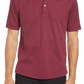 Polo Eton Burgundy Slim Fit de algodão tamanho XX-Grande