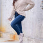 Veveret - High Rise Skinny Jeans