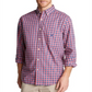 Camisa xadrez casual azul vela masculina Nautica Classic Fit vermelha tamanho pequeno