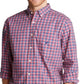 Camisa xadrez casual azul vela masculina Nautica Classic Fit vermelha tamanho pequeno