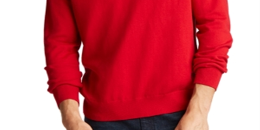Suéter Nautica Masculino Big &amp; Tall Navtech com zíper de um quarto, vermelho, tamanho 4X-G