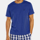 Camiseta de pijama masculina Nautica azul tamanho X-G