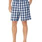 Nautica Shorts de pijama xadrez de algodão masculino azul tamanho grande
