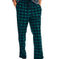 Calça de pijama de lã aconchegante masculina Nautica, verde, tamanho grande