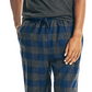 Conjunto de pijama de flanela masculino Nautica cinza tamanho grande