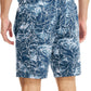 Nautica Masculino Classic Fit Sea Floral Print Algodão Pijama Shorts Azul Tamanho X-G