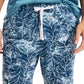 Nautica Masculino Classic Fit Sea Floral Print Algodão Pijama Shorts Azul Tamanho X-G