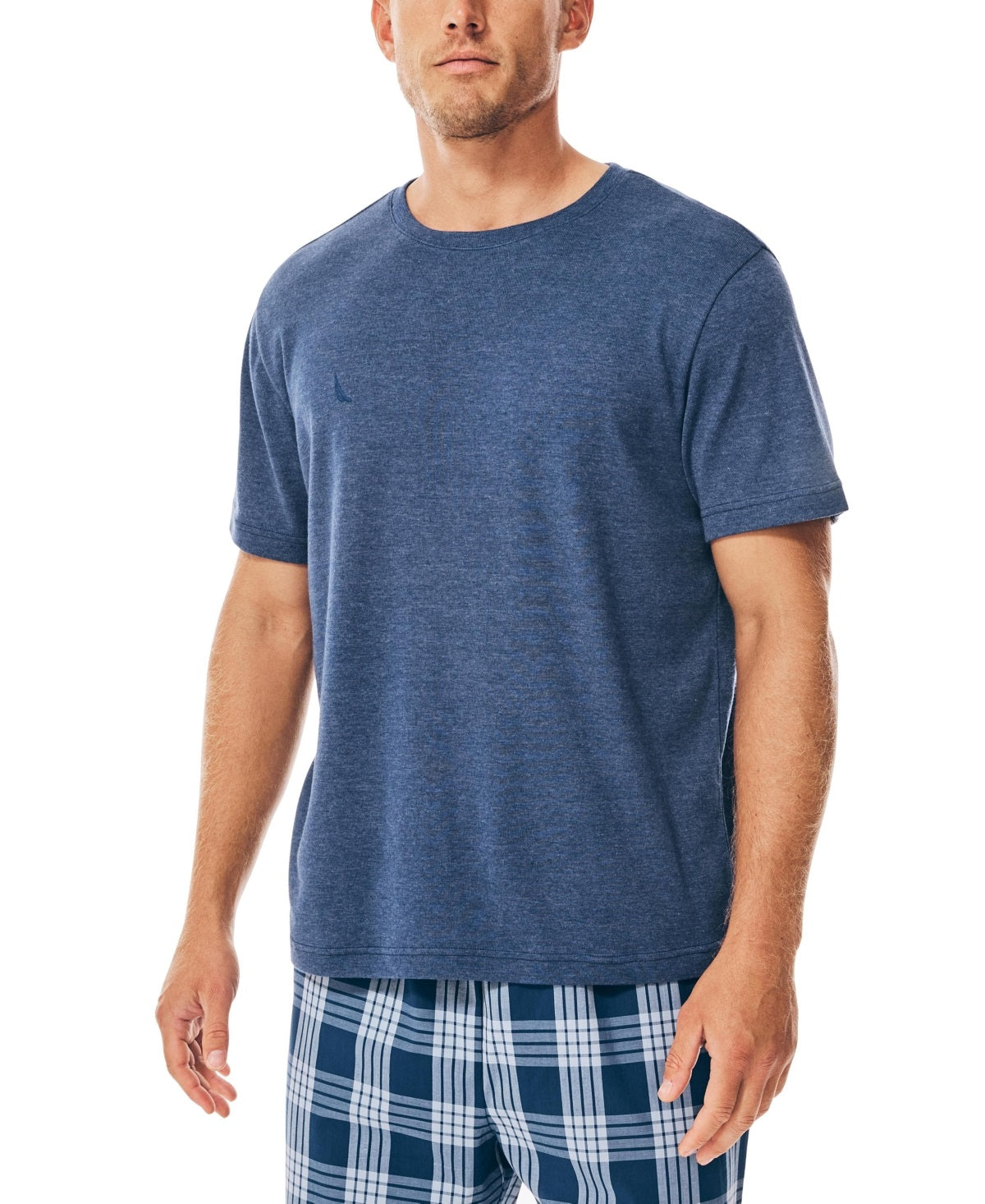 Camiseta masculina Nautica J Class Sleep, azul, tamanho médio