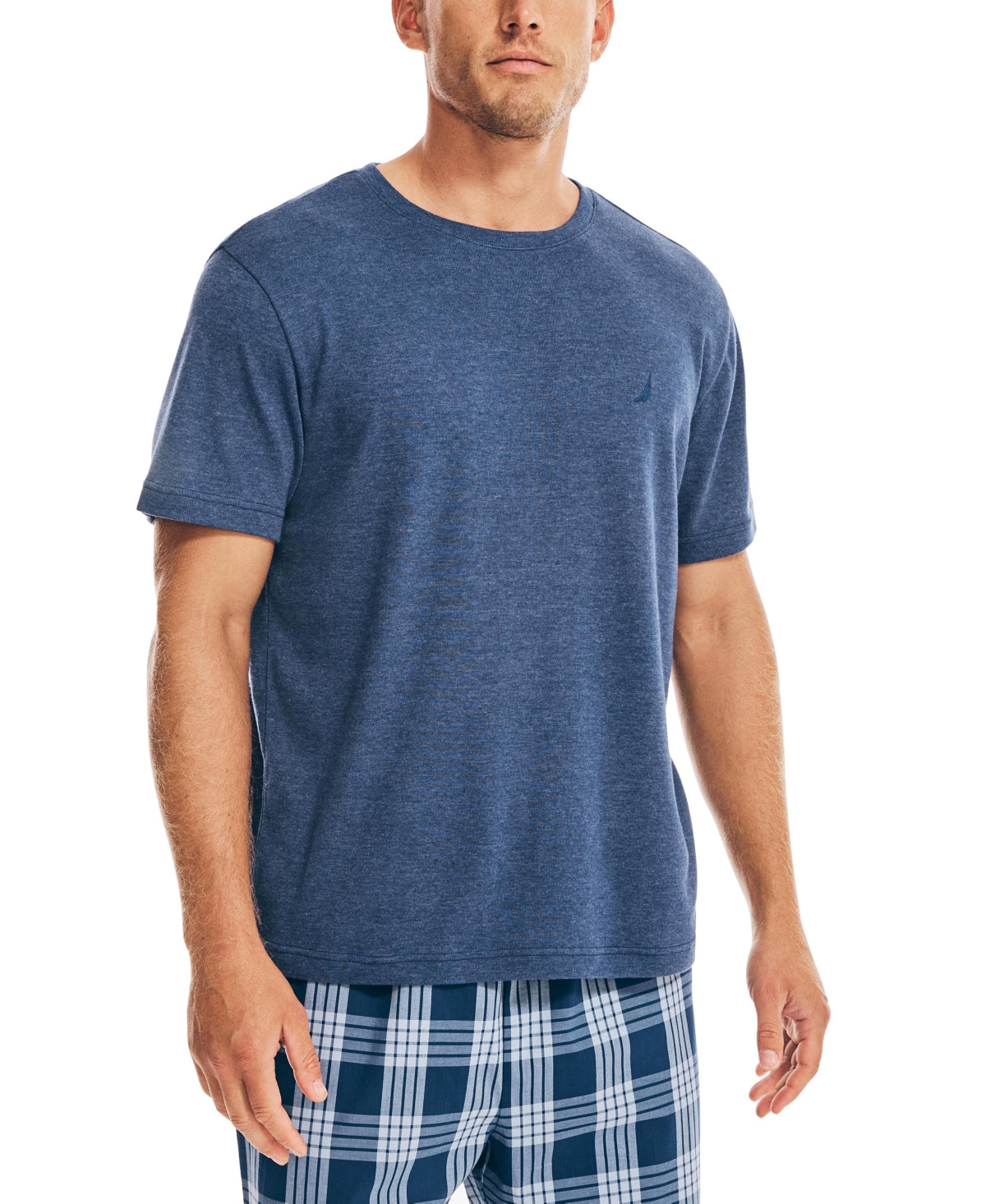 Camiseta masculina Nautica J Class Sleep, azul, tamanho grande