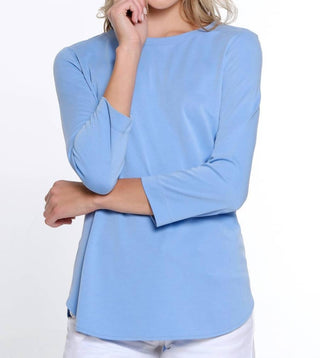 Multiples - 3/4 Sleeve Tulip Hem Top