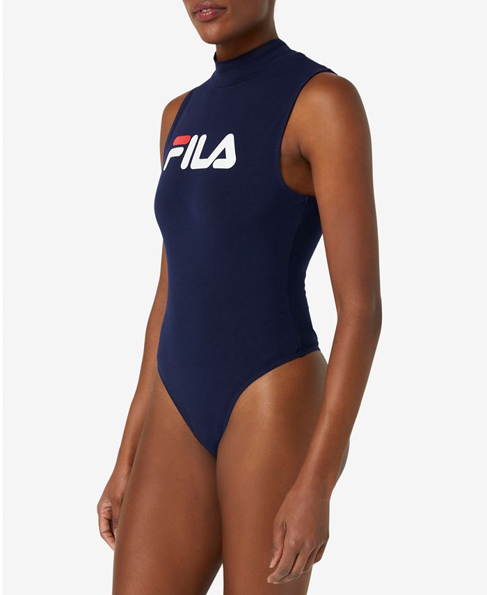Body Donata Feminino Fila Azul Tamanho X-Grande