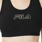 Sutiã esportivo Fila Bloom Logo Pullover feminino, preto, tamanho 3X