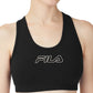 Sutiã esportivo Fila Bloom Logo Pullover feminino, preto, tamanho 3X
