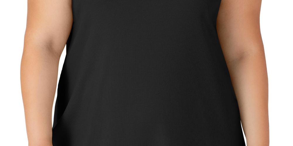 Vestido regata feminino Fila com logo, preto, tamanho 4X