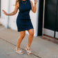 Spanx - Denim Seamed Shift Dress