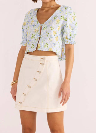 Blusa Minkpink com decote em V e estampa floral