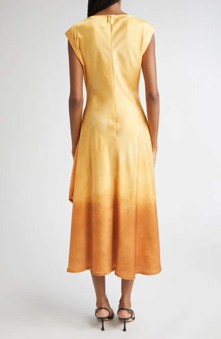 Jason Wu - Vestido assimétrico de lona borrada