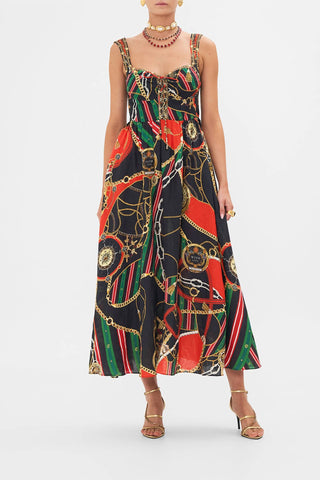 Camilla - Eyelet Bustier Dress