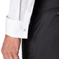 Camisa de smoking plissada Eton Contemporary Fit para mulheres, branca, tamanho 15,5