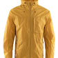 Jaqueta corta-vento High Coast masculina Fjallraven, amarela, tamanho médio