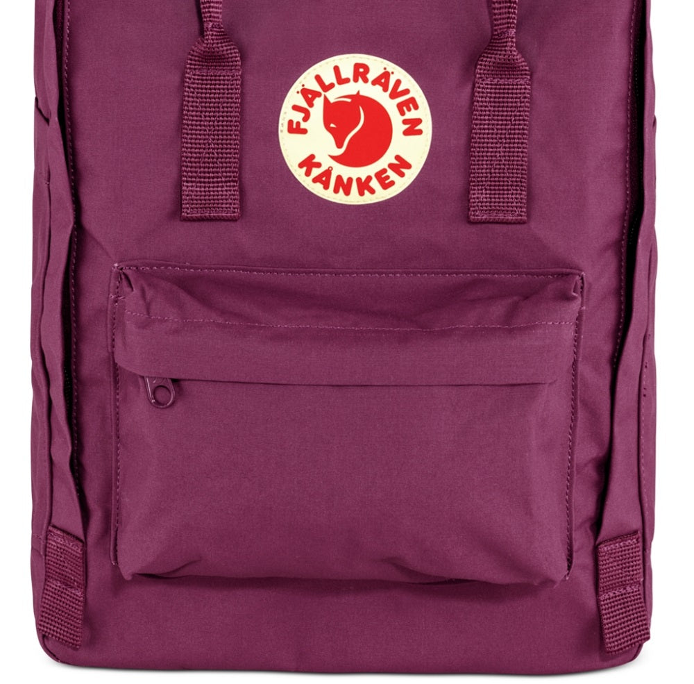 Mochila feminina resistente à água Fjällräven, roxa, tamanho regular