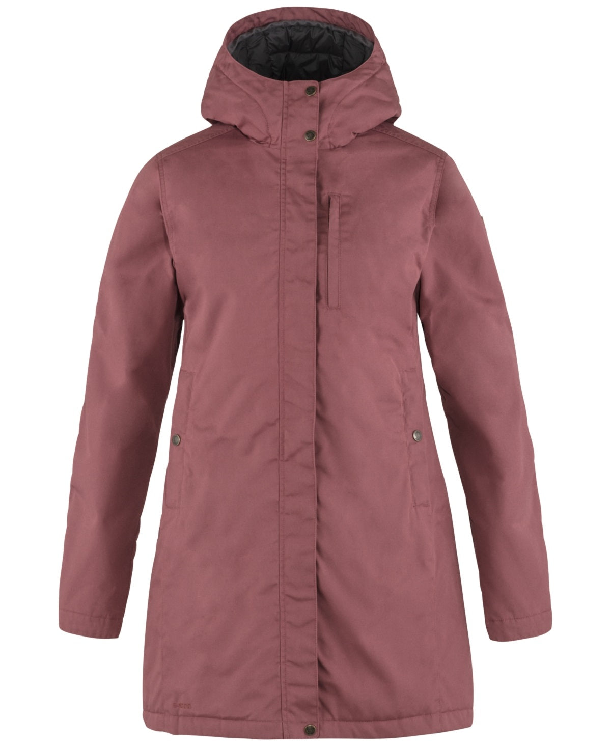 Fjällräven Kiruna feminino resistente à água parka roxo tamanho médio