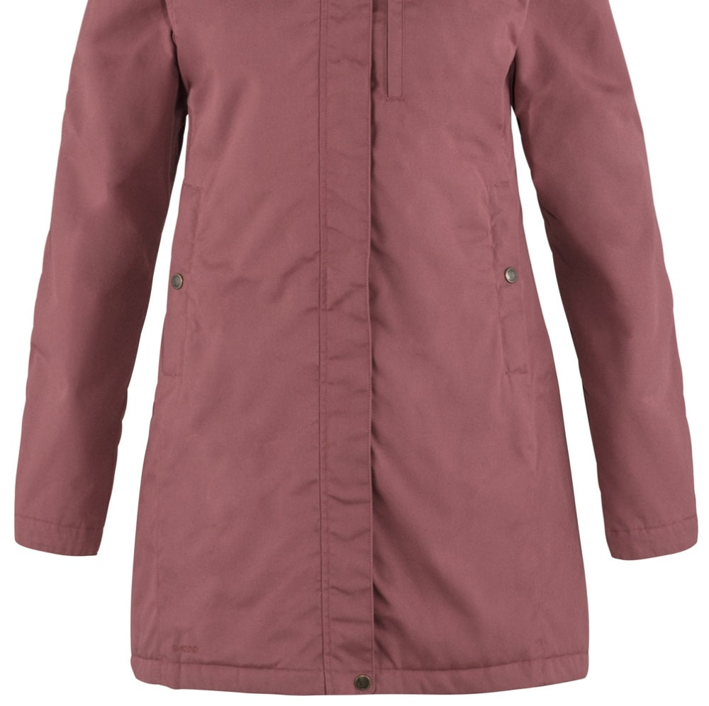 Fjällräven Kiruna feminino resistente à água parka roxo tamanho médio
