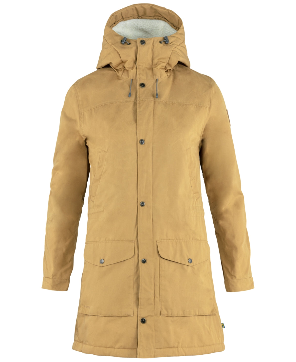 Parka de inverno Fjallraven feminino Greenland marrom tamanho grande