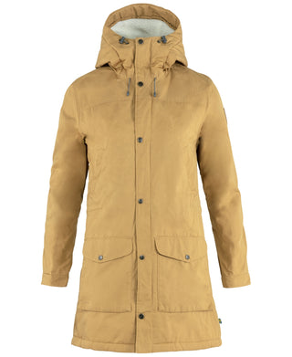 Parka de inverno Fjallraven feminino Greenland marrom tamanho grande