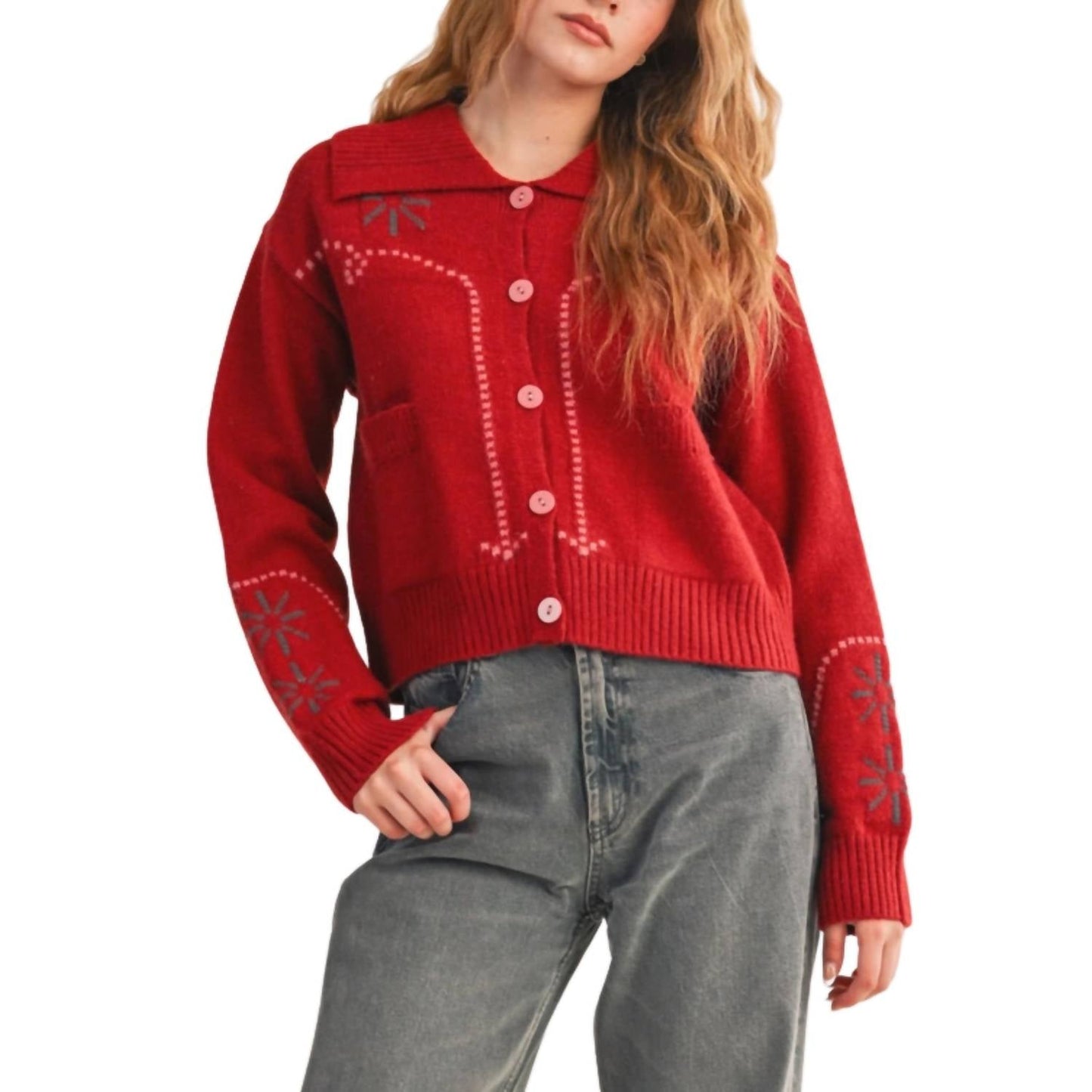 &Merci - Western Design Cardigan