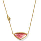 Kendra Scott - Women's Margot Vintage Gold Short Pendant Necklace