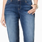 Calça jeans skinny Curvy Marseille Wash feminina Style &amp; Co, azul, tamanho 8, pequena