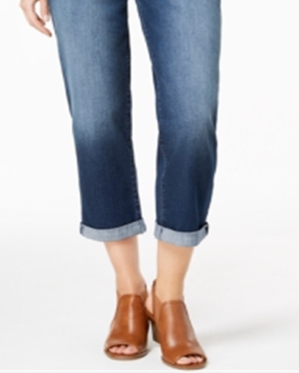Calça jeans skinny Curvy Marseille Wash feminina Style &amp; Co, azul, tamanho 8, pequena