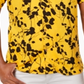 Camisa social masculina casual Samuel com estampa de botões, amarela, tamanho extragrande, da INC International Concepts