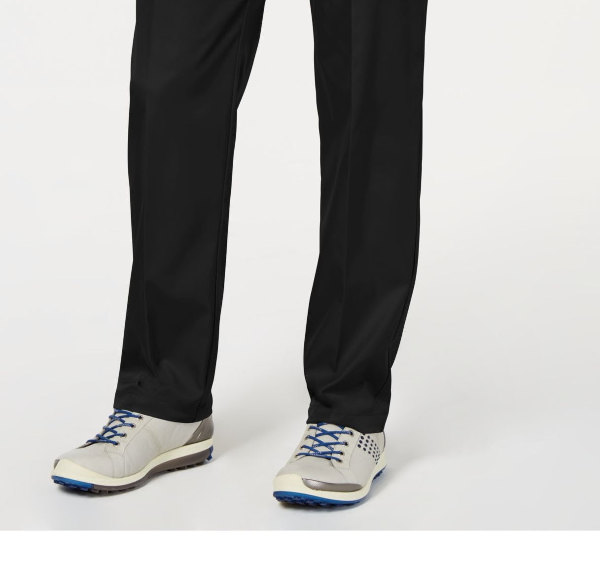 Calça de trabalho elástica com botões Attack Life By Greg Norman, preta, tamanho 38x32