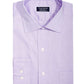 Camisa social masculina Club Room Slim Fit Stretch Easy Care Pinpoint Solid, roxa, tamanho 32-33