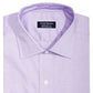 Camisa social masculina Club Room Slim Fit Stretch Easy Care Pinpoint Solid, roxa, tamanho 32-33