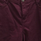 Jeans feminino estilo &amp; co com controle de barriga, perna justa, roxo, tamanho 16, pequeno