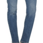 Jeans feminino estilo &amp; co com controle de barriga, perna justa, roxo, tamanho 16, pequeno