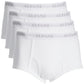 Cuecas íntimas Alfani Men's Intimates, pacote com 5, elásticas, com bolso duplo, brancas, tamanho pequeno
