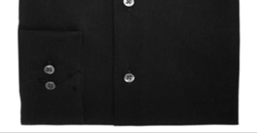 Camisa social masculina Alfani Big &amp; Tall, preta, tamanho 20x34-35