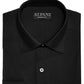 Camisa social masculina Alfani Regular Fit Stretch Performance Solid Preta Tamanho 14X32X33
