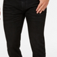 Calça jeans masculina de cintura alta e perna reta da INC International Concepts, preta, tamanho 36x34