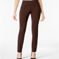Calça skinny feminina estilo &amp; co Rich Truffle, marrom, tamanho XX-G