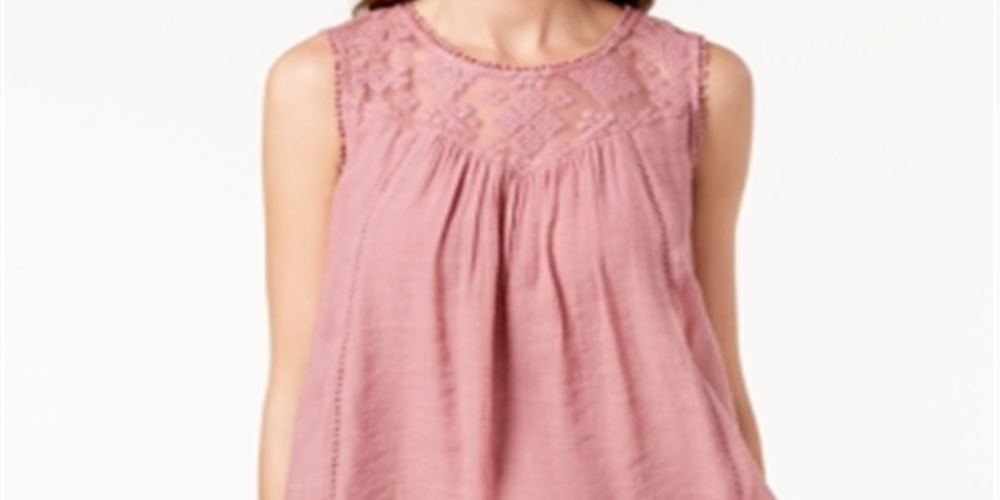 Top estilo feminino com acabamento em renda e alças finas, tamanho XX-G, estilo rosa