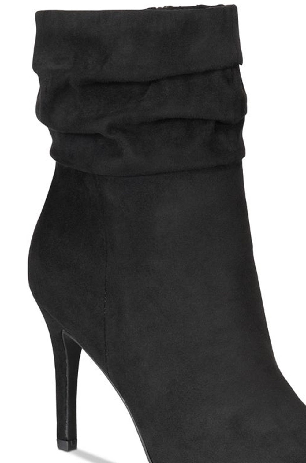 Botas de salto aberto Petra Material Girl femininas, pretas, tamanho 7,5 M