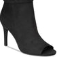 Botas de salto aberto Petra Material Girl femininas, pretas, tamanho 7,5 M