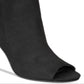 Botas de salto aberto Petra Material Girl femininas, pretas, tamanho 9 M
