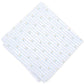 Bar III Masculino Tossed Tulip Algodão Listrado Bolso Lenço Branco Tamanho Único