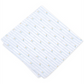 Bar III Masculino Tossed Tulip Algodão Listrado Bolso Lenço Branco Tamanho Único